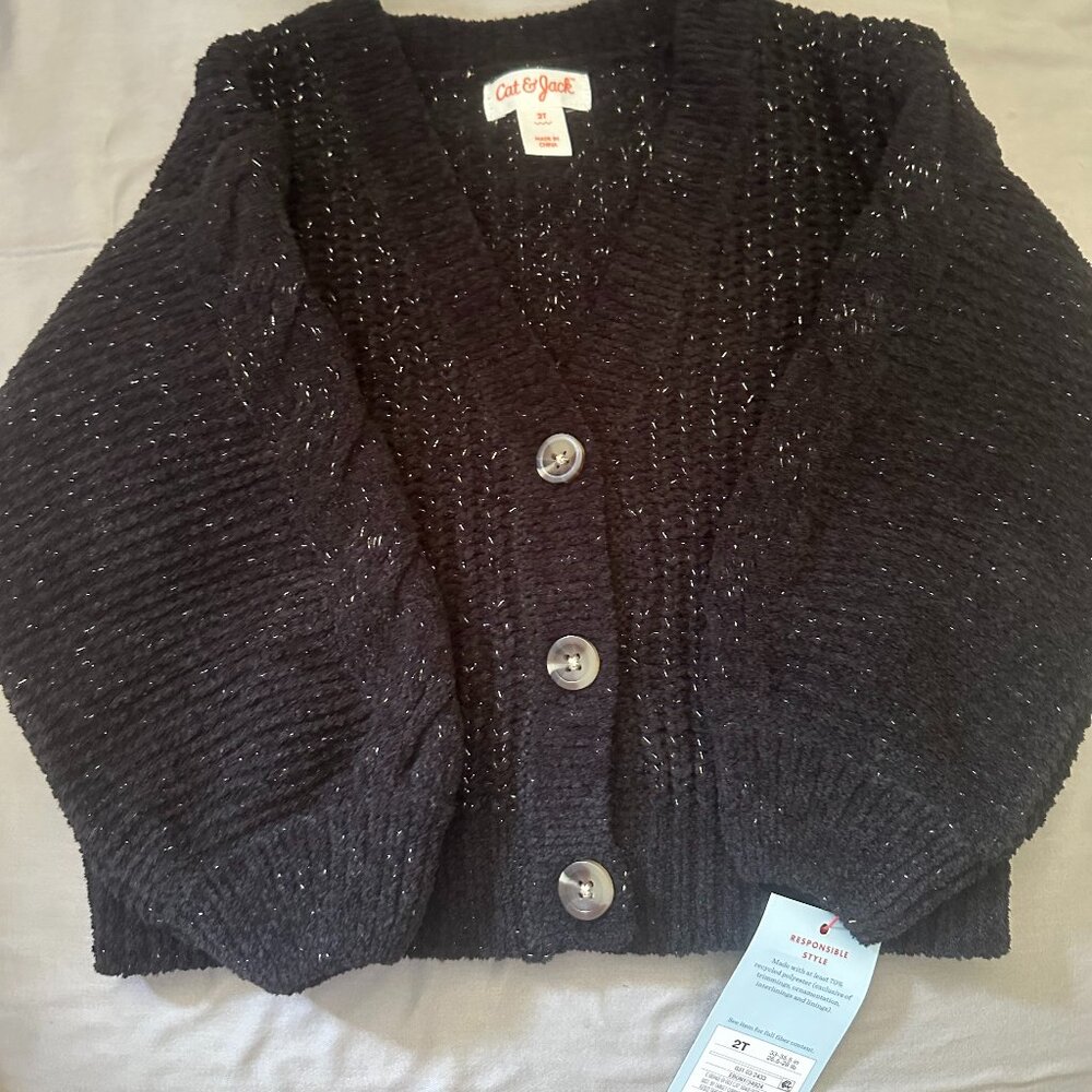 Toddler Cat & Jack Sparkly Cardigan